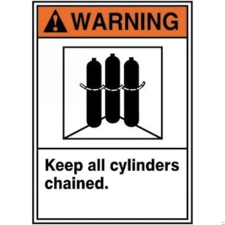 Accuform ANSI WARNING SAFETY SIGN KEEP ALL MRPG303VS MRPG303VS